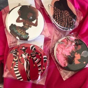 Wood Black Girl Magic Earrings